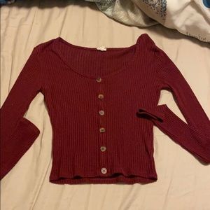 Red long sleeve